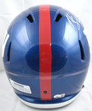 Michael Strahan Autographed New York Giants F/S Speed Helmet-Beckett W Hologram *White Image 4