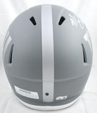 Michael Strahan Autographed New York Giants F/S Slate Speed Helmet-Beckett W Hologram *White Image 4