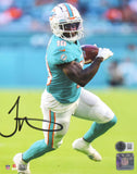 Tyreek Hill Autographed Miami Dolphins 8X10 Teal Jersey Photo- Beckett W Hologram *Black Image 1