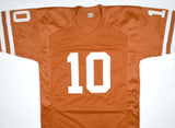Vince Young Autographed Orange College Style Jersey - Beckett W Hologram *Black Image 3