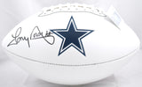 Tony Dorsett Autographed Dallas Cowboys Logo Football- Beckett W Hologram *Black Image 1