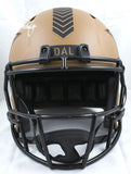 Tony Dorsett Autographed Dallas Cowboys F/S Salute to Service Speed Helmet - Beckett W Hologram *White Image 3