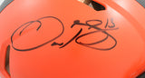 Odell Beckham Jr. Autographed Cleveland Browns F/S Speed Authentic Helmet- JSA W