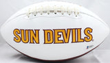 Jake Plummer Signed Arizona State Logo Football - Beckett Authenticated *Black