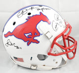 Pony Express Autographed SMU F/S Schutt Authentic Helmet - Beckett W Holo