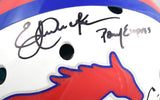 Pony Express Autographed SMU F/S Schutt Authentic Helmet - Beckett W Holo