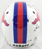 Pony Express Autographed SMU F/S Schutt Authentic Helmet - Beckett W Holo