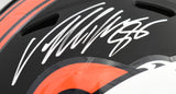 Von Miller Autographed Denver Broncos F/S Flat Black Speed Helmet - JSA W