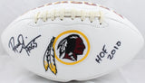 Russ Grimm Autographed Washington Redskins Logo Football- JSA W Auth