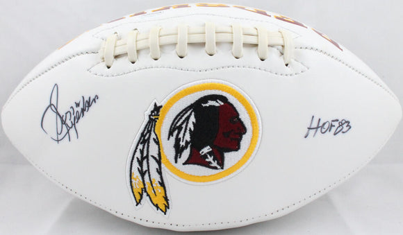 Sonny Jurgensen Autographed Washington Logo Football w/ HOF- JSA W Auth *Thin