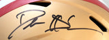 Deion Sanders Autographed 49ers F/S Speed Helmet-Beckett Witnessed
