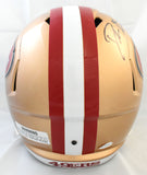 Deion Sanders Autographed 49ers F/S Speed Helmet-Beckett Witnessed