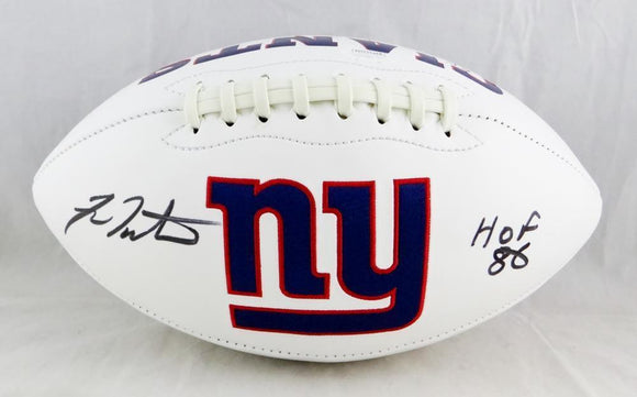 Fran Tarkenton Autographed New York Giants Logo Football w/ HOF- JSA W Auth