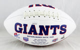 Fran Tarkenton Autographed New York Giants Logo Football w/ HOF- JSA W Auth