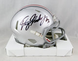 Dwayne Haskins Signed Ohio State Buckeyes Speed Mini Helmet- Beckett Auth *Black