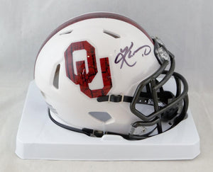 Kyler Murray Signed OU Sooners Bring the Wood Speed Mini Helmet- Beckett Auth