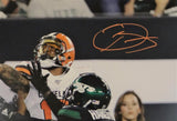 Odell Beckham Jr Signed Browns 16x20 One Handed Catch PF- JSA W Auth *Orange