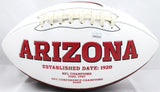 Roger Wehrli Autographed Arizona Cardinals Logo Football W/ HOF- JSA W Auth