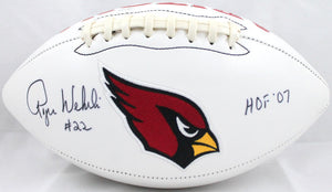 Roger Wehrli Autographed Arizona Cardinals Logo Football W/ HOF- JSA W Auth