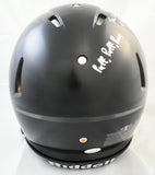 Ricky Williams Autographed Custom F/S Speed Authentic Helmet - JSA W *Silver