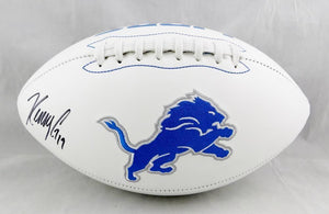 Kenny Golladay Autographed Detroit Lions Logo Football - JSA W Auth *Black