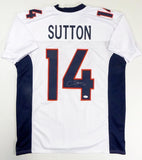 Courtland Sutton Autographed White Pro Style Jersey - JSA W Auth *4