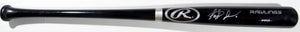 Fernando Tatis Jr Autographed Black Rawlings Pro Baseball Bat - JSA Auth *Silver