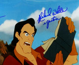 Richard White/Paige O'Hara Signed Gaston & Belle 16x20 Photo- Beckett Auth *Blue