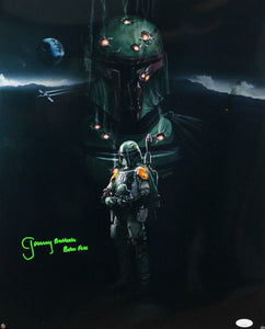 Jeremy Bulloch Signed Boba Fett 16x20 Black Double Image Photo - JSA Auth *Green