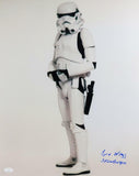 Syd Wragg Signed Sideways Full Body 16x20 Photo w/ Stormtrooper - JSA Auth *Blue