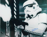 Joe Gibson Autographed Firing Gun 16x20 Photo w/ Stormtrooper - JSA Auth *Blue