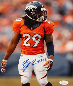 Bradley Roby Autographed Denver Broncos 8x10 Vertical Side View Photo-JSA W Auth