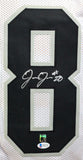 Josh Jacobs Autographed White Pro Style Jersey - Beckett W Auth *8