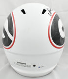 Nick Chubb Sony Michel Autographed Georgia F/S Amp Helmet - Beckett W