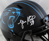 Luke Kuechly Autographed Panthers F/S Eclipse Speed Helmet- Beckett Auth *White