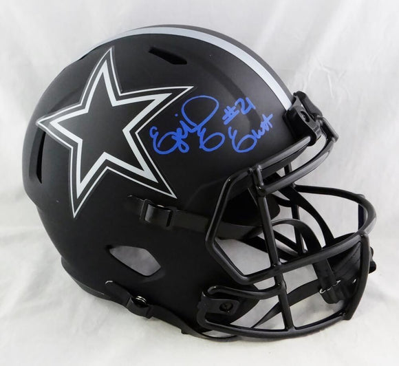 ezekiel elliott new football helmet Ezekiel Elliott Signed Dallas Cowboys F/S Eclipse Speed Helmet