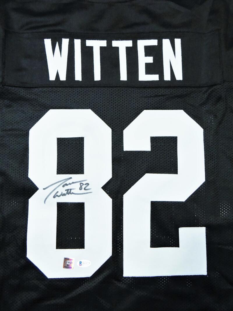 Jason Witten Autographed Black Pro Style Jersey Beckett W Auth 8 The Jersey Source