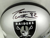 Jason Witten Autographed Las Vegas Raiders Mini Helmet- Beckett Auth *Black