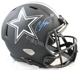 CeeDee Lamb Autographed Dallas Cowboys F/S Eclipse Speed Helmet - Fanatics