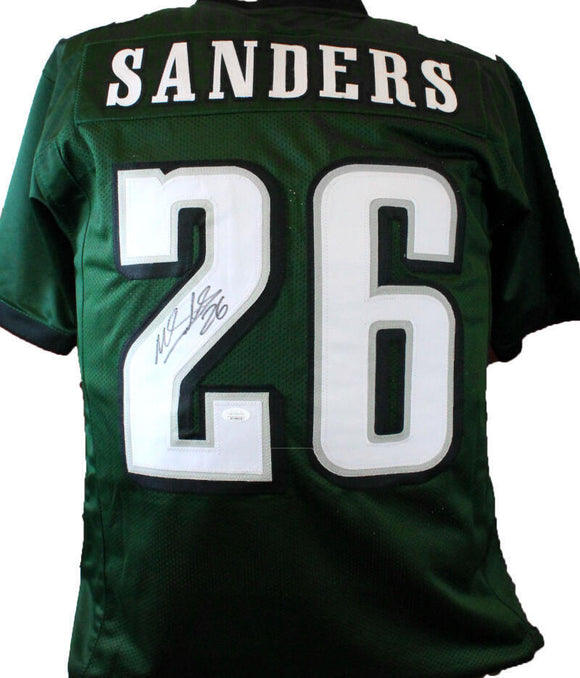 Miles Sanders Autographed Green Pro Style Jersey - JSA W Auth *2