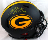 Davante Adams Signed Packers F/S Eclipse Authentic Helmet - JSA W Auth *Yellow