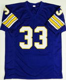 Tony Dorsett Signed Blue College Style Jersey w/ Insc - Beckett W Auth *R3