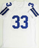 Tony Dorsett Autographed White Pro Style Jersey - Beckett W Auth *R3