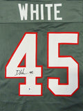 Devin White Autographed Grey Pro Style Jersey - Beckett W Auth *4