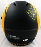 Eric Dickerson Signed LA Rams F/S Eclipse Speed Helmet w/2 Insc - Beckett W Auth