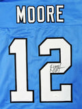 DJ Moore Autographed Blue Pro Style Jersey - JSA W Auth *2