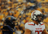 Jace Amaro Autographed 16x20 Texas Tech Against W.V. Photo- JSA W Authenticated