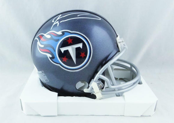 Jevon Kearse Autographed Tennessee Titans Mini Helmet - JSA W Auth *White