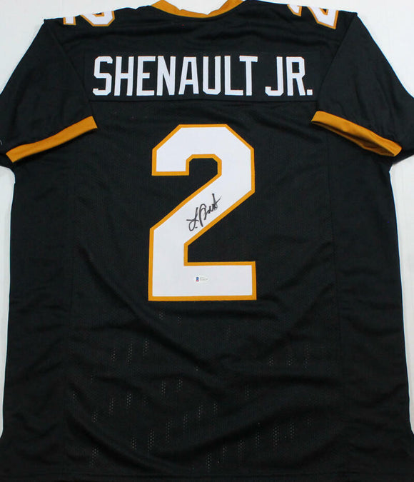 Laviska Shenault Jr Autographed Black College Style Jersey - Beckett W Auth *2