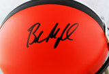 Baker Mayfield Signed Cleveland Browns F/S ProLine Helmet - Beckett W Auth *Blk